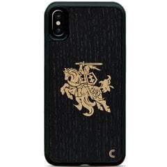 „Crafted Cover“ looduslik puit kaaned - must Vytis (iPhone X / Xs) hind ja info | Telefoni kaaned, ümbrised | kaup24.ee