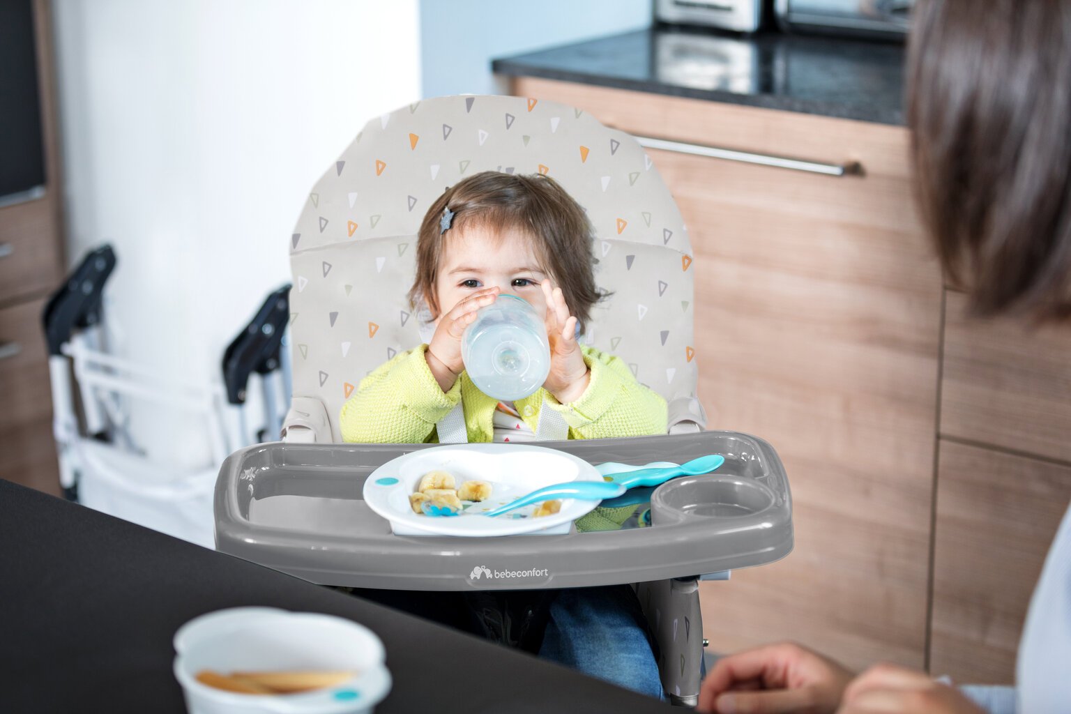 Söögitool Bebe Confort Keeny, warm gray hind ja info | Laste söögitoolid | kaup24.ee