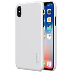 „Nillkin“ Frosted Shield чехол - белый + защитная пленка для экрана (iPhone X / Xs) цена и информация | Чехлы для телефонов | kaup24.ee