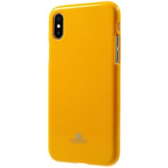 „Mercury“ kaaned - kollane (iPhone X / Xs) hind ja info | Telefoni kaaned, ümbrised | kaup24.ee