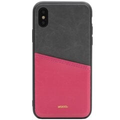 „MOKKA“ Svelte кожный чехол - розовый / серый (iPhone X / Xs) цена и информация | Чехлы для телефонов | kaup24.ee