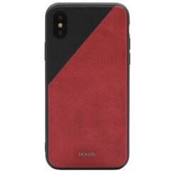 „MOKKA“ Bevel Pattern kaaned - punane / must (iPhone X / Xs) hind ja info | Telefoni kaaned, ümbrised | kaup24.ee