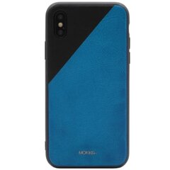 „MOKKA“ Bevel Pattern kaaned - sinine / must (iPhone X / Xs) hind ja info | Telefoni kaaned, ümbrised | kaup24.ee