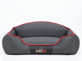 Hobbydog лежак Elite XL, черный/серый, 84x65 см цена и информация | Лежаки, домики | kaup24.ee