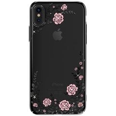 „Kavaro“ Flowers Swarovski kaaned - must (iPhone X / Xs) hind ja info | Telefoni kaaned, ümbrised | kaup24.ee