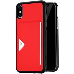 „Dux Ducis“ Pocard kaaned - punane (iPhone X / Xs) hind ja info | Telefonikaaned ja ümbrised | kaup24.ee