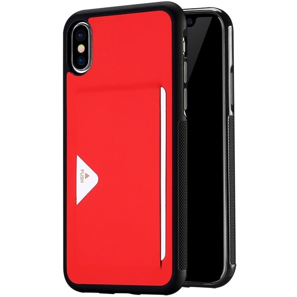 „Dux Ducis“ Pocard kaaned - punane (iPhone X / Xs) hind ja info | Telefoni kaaned, ümbrised | kaup24.ee