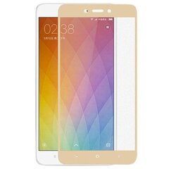 „Hat-Prince“ Tempered Glass защитное стекло экрана 0,26 мм – золотой (Redmi Note 4X) цена и информация | Защитные пленки для телефонов | kaup24.ee