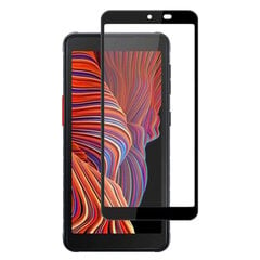 „Mocolo“ Tempered Glass полностью закрывающееся защитное стекло 2.5D - чёрный (Galaxy Xcover 5) цена и информация | Защитные пленки для телефонов | kaup24.ee