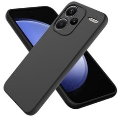 Твердый силиконовый чехол (TPU) „Shell“ - чёрный (Redmi Note 13 Pro+ 5G) цена и информация | Чехлы для телефонов | kaup24.ee