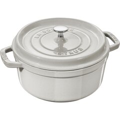 Staub Ümmargune kaanega malmpott, 2,2 liitrit, trühvel цена и информация | Cковородки | kaup24.ee