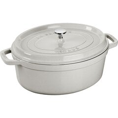 Staub Ovaalne kaanega malmpott, 2,35 liitrit, trühvel цена и информация | Cковородки | kaup24.ee