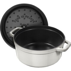 Staub Ümmargune kaanega malmpott, 3,8 l, trühvel цена и информация | Cковородки | kaup24.ee