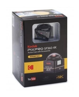 Kodak PixPro SP360 4K Extreme Kit, must hind ja info | Seikluskaamerad | kaup24.ee