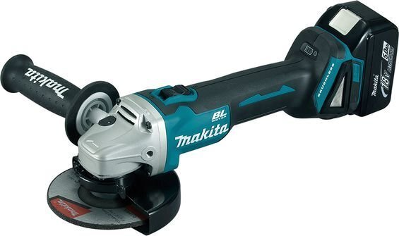 Akunurklihvija Makita 125mm 18V (DGA504RTJ) цена и информация | Lihvmasinad ja ketaslõikurid | kaup24.ee