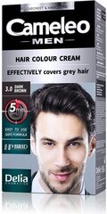 Краска для волос для мужчин Delia Cameleon Men, темно-коричневая, 30 мл цена и информация | Краска для волос | kaup24.ee