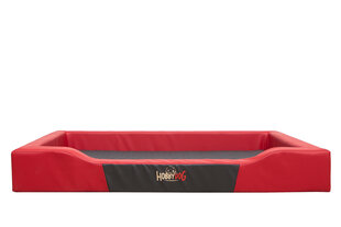 Hobbydog лежак Deluxe XXL, красный/черный, 93x62 см цена и информация | Лежаки, домики | kaup24.ee