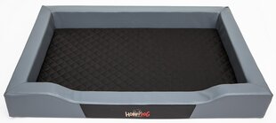 Pesa Hobbydog Deluxe L, hall/must, 75x50 cm hind ja info | Pesad, padjad | kaup24.ee