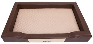 Hobbydog лежак Deluxe L, коричневый/песочный, 75x50 см цена и информация | Лежаки, домики | kaup24.ee