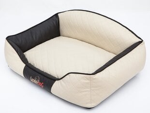 Hobbydog лежак Elite L, песочный/черный, 65x50 см цена и информация | Лежаки, домики | kaup24.ee