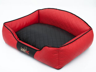Hobbydog лежак Elite L, красный/черный, 65x50 см цена и информация | Лежаки, домики | kaup24.ee