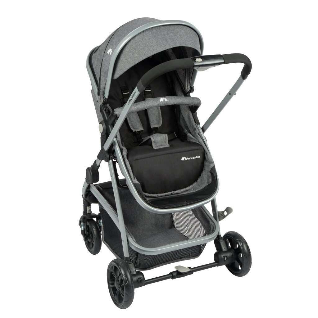 Universaalne jalutuskäru Bebe Confort Hello 2 in 1, Black Chic hind ja info | Vankrid, jalutuskärud | kaup24.ee