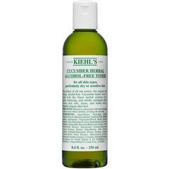 Тоник для лица Kiehls Cucumber Herbal Alcohol Free 250 мл цена и информация | Аппараты для ухода за лицом | kaup24.ee