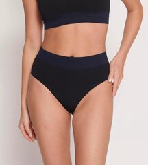 Трусики с высокой талией с микрокапсулами алоэ вера EVER INFUSED ALOE HIGH WAIST BLACK 10216236-0004-XL цена и информация | Женские носки | kaup24.ee