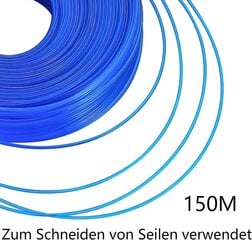 Леска для триммера GERUI, 1,6 мм, 150 м цена и информация | Запчасти для садовой техники | kaup24.ee