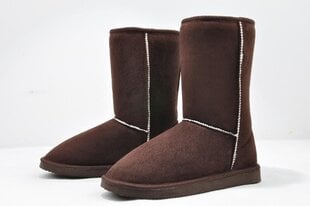 (36-EVA pruun) Bränd 2024 Fashion 24cm talvesaapad naiste lamedad lumesaapad botas de neve & beež,must,hall,kohv,roosa, hind ja info | Suusasaapad | kaup24.ee