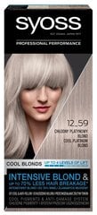 Juuksevärv SYOSS COLOR 12-59 Külm plaatina blond цена и информация | Краска для волос | kaup24.ee