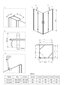 Dušikabiin Deante Abelia 80x80, 90x90, 100x100cm, chrom hind ja info | Dušikabiinid | kaup24.ee