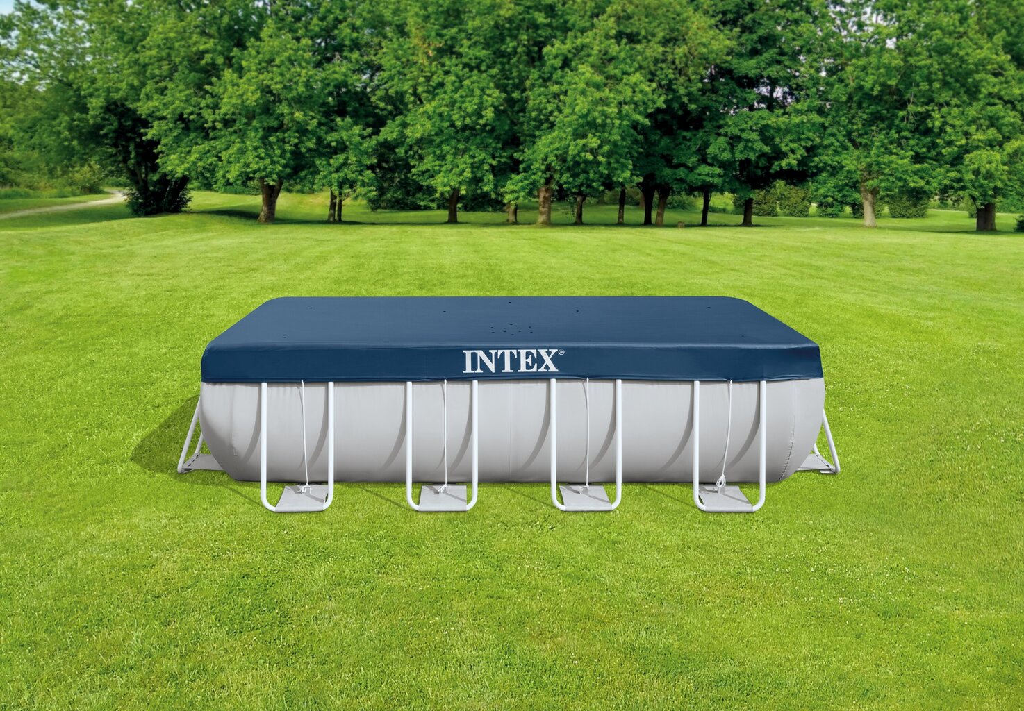 Basseinikate Intex Rectangular Frame 400x200 cm hind ja info | Basseinitehnika | kaup24.ee