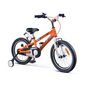 Laste jalgratas ROYALBABY Space 18" Oranž цена и информация | Jalgrattad | kaup24.ee