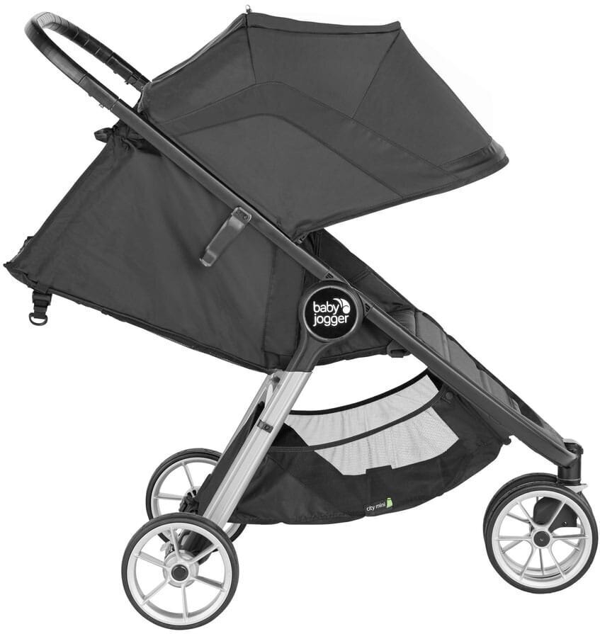 Sportlik jalutuskäru Baby Jogger City mini® 2, Jet hind ja info | Vankrid, jalutuskärud | kaup24.ee