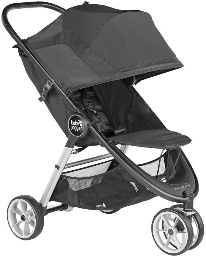 Sportlik jalutuskäru Baby Jogger City mini® 2, Jet цена и информация | Vankrid, jalutuskärud | kaup24.ee