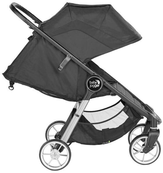 Sportlik jalutuskäru Baby Jogger City mini® 2 4-W, Jet hind ja info | Vankrid, jalutuskärud | kaup24.ee