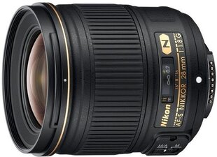 Nikon AF-S NIKKOR 28мм f/1.8G цена и информация | Объективы | kaup24.ee