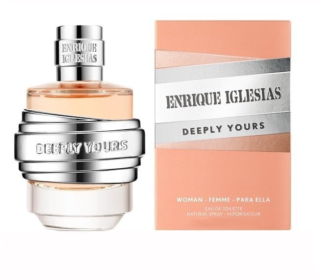 Tualettvesi Enrique Iglesias Deeply Yours Woman EDT naistele 40 ml цена и информация | Naiste parfüümid | kaup24.ee