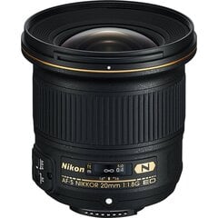 Nikon AF-S Nikkor 20мм f/1.8G ED oбъектив цена и информация | Объективы | kaup24.ee