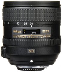 Nikon AF-S NIKKOR 24-85mm f/3.5-4.5G ED VR - Valge karp (white box) hind ja info | Objektiivid | kaup24.ee