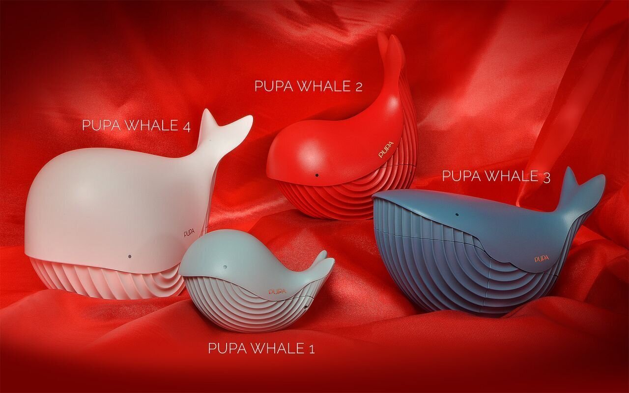 Dekoratiivkosmeetika palett Pupa Whale Nr. 2 6,6 g, 001 hind ja info | Huulepulgad, -läiked, -palsamid, vaseliin | kaup24.ee