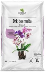 Orhideemuld „Kekkila” 6 L hind ja info | Muld, turvas, kompost | kaup24.ee