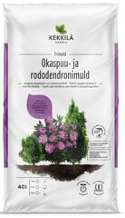 Okaspuu- ja rododendronimuld „Kekkila” 40 L цена и информация | Грунт, торф, компост | kaup24.ee