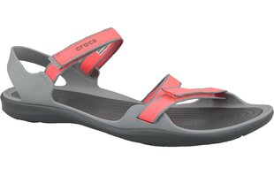 Сандалии Crocs W Swiftwater Webbing Sandal 204804-6PK цена и информация | Женские босоножки  | kaup24.ee