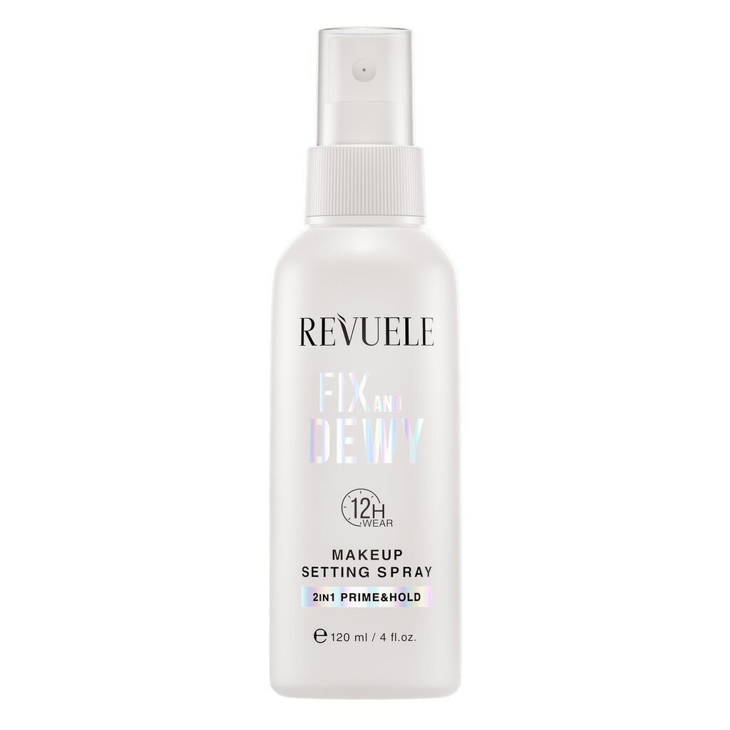 Meikide fikseerimise spreik Revuele Fix and Dewy, 120 ml hind ja info | Jumestuskreemid, puudrid | kaup24.ee