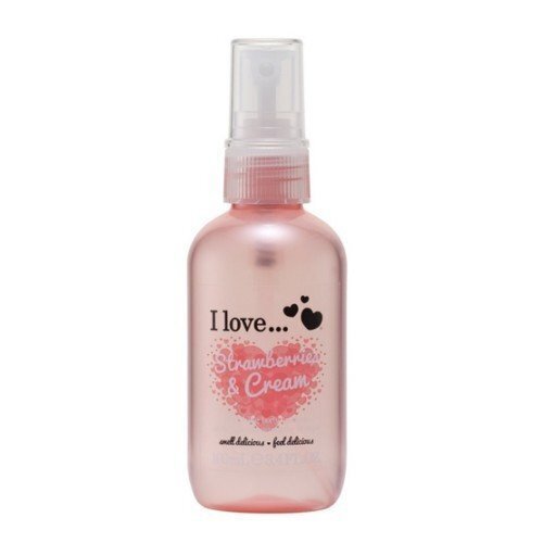 Värskendav kehasprei I Love Strawberries & Cream 100 ml hind ja info | Kehakreemid, losjoonid | kaup24.ee