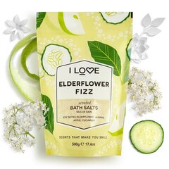 Vannisool I Love Elderflower Fizz 500 g hind ja info | Dušigeelid, õlid | kaup24.ee