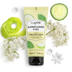 Käte- ja küüntekreem I Love Elderflower Fizz 100 ml hind ja info | Kehakreemid, losjoonid | kaup24.ee