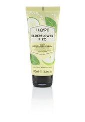 Käte- ja küüntekreem I Love Elderflower Fizz 100 ml hind ja info | Kehakreemid, losjoonid | kaup24.ee